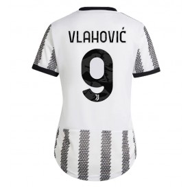 Damen Fußballbekleidung Juventus Dusan Vlahovic #9 Heimtrikot 2022-23 Kurzarm